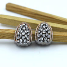 Black Zircon/AD Earring 14125-1216
