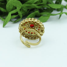 Antique Gold Finish Ring 4001-28