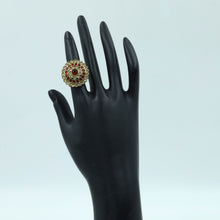 Antique Gold Finish Ring 4001-28