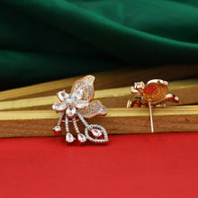 Rose Gold Zircon/AD Earring