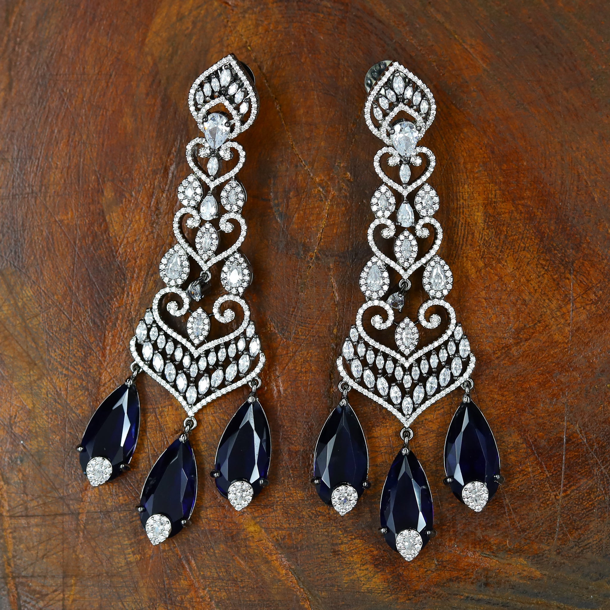 Danglers Zircon/AD Earring 11954-69