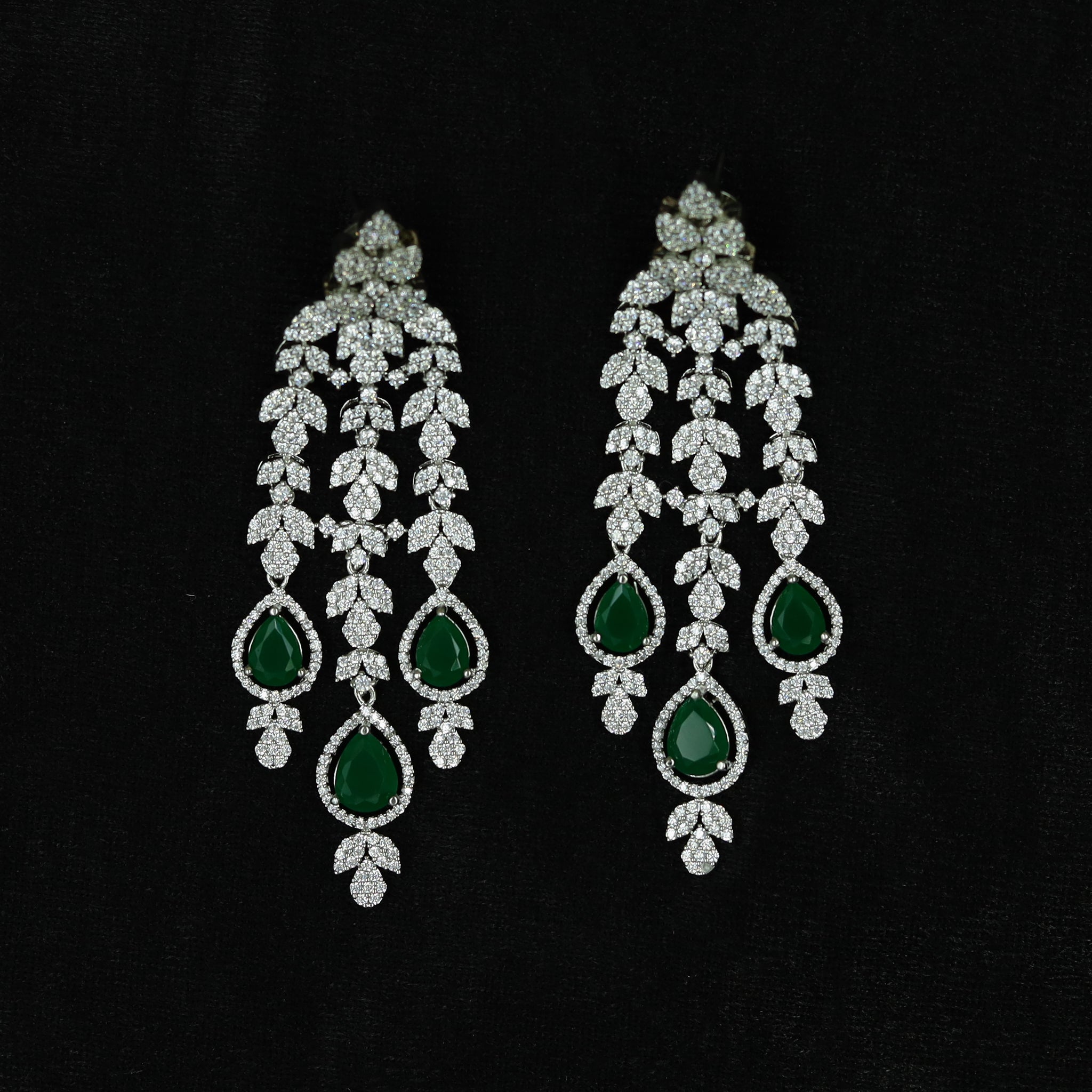 Danglers Zircon/AD Earring 11977-69