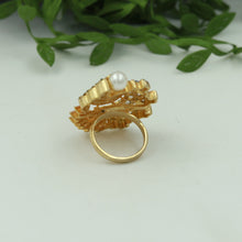 Zircon/AD Adjustable Black Ring 13864-0953