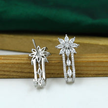 Silver Zircon/AD Earring 16954-4102
