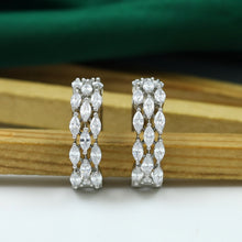 Silver Zircon/AD Earring 18340-5522