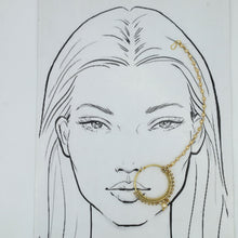Traditional Gold Look Nath 3930-36198