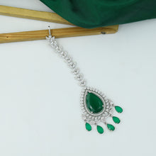 Manish Malhotra Inspired Zircon/AD Maang Tikka 15877-28