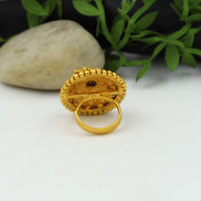Ruby Adjustable Cocktail Ring inGold Finish 3226-7291