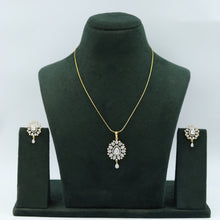 Light Zircon/AD Pendant Set 15244-69