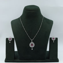 Light Zircon/AD Pendant Set 15244-69