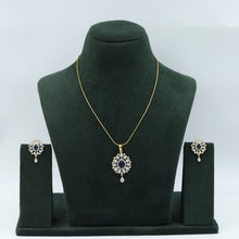 Light Zircon/AD Pendant Set 15244-69