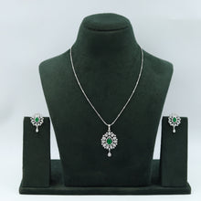 Light Zircon/AD Pendant Set 15244-69