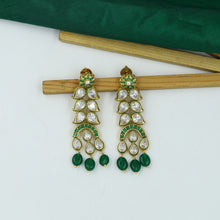 Long Polki Earring 13342-0333