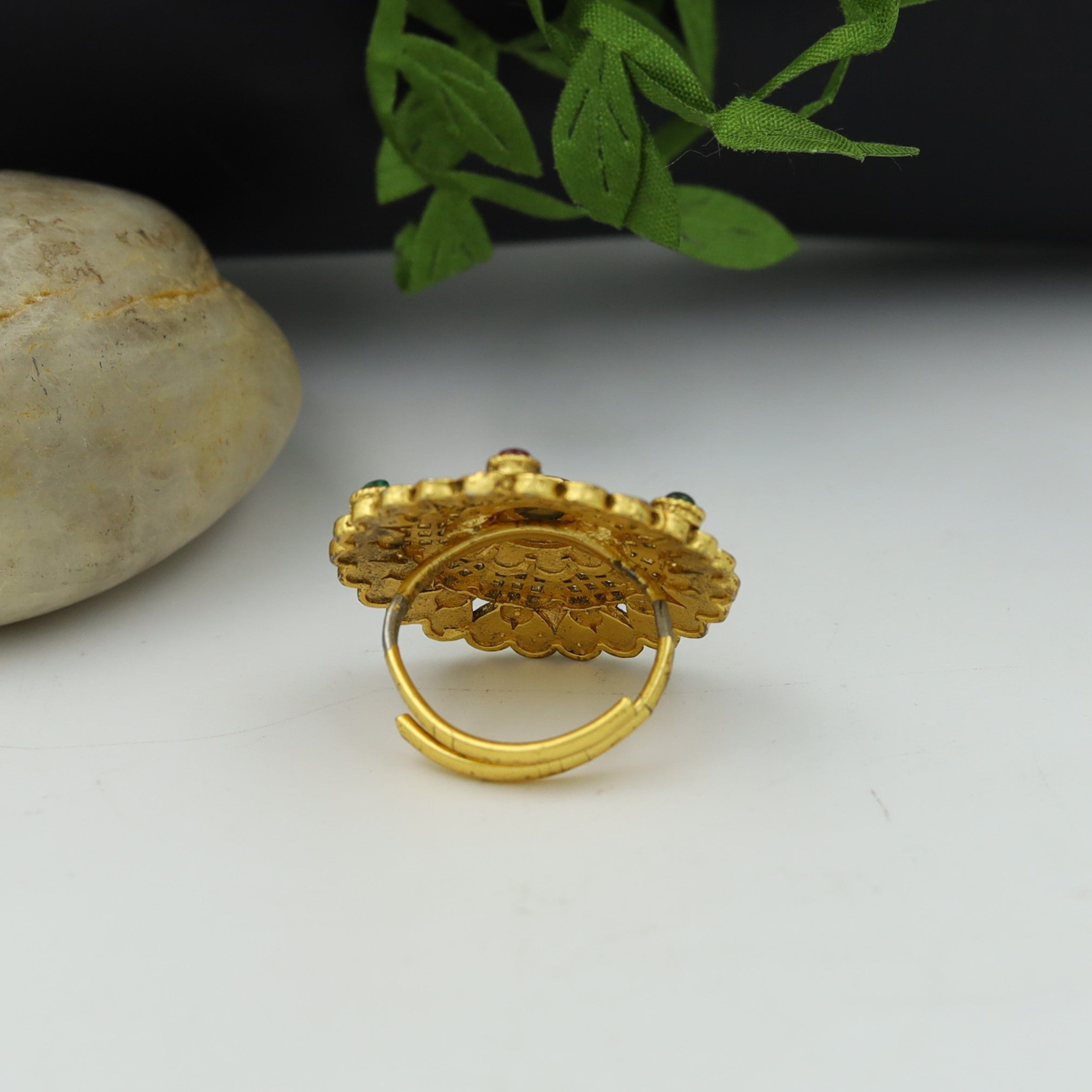 Ruby Green Ring 17051-4199