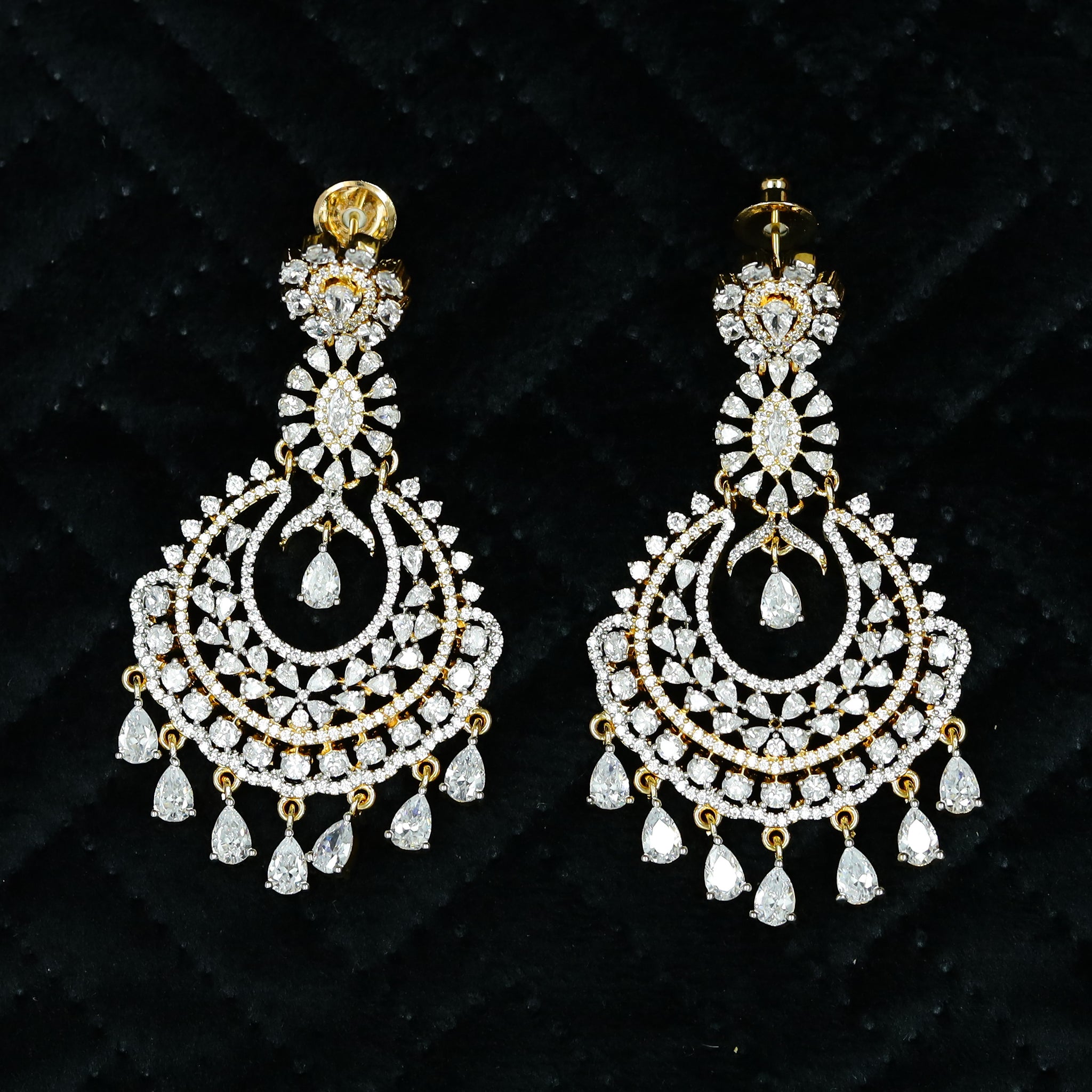 Danglers Zircon/AD Earring 11963-69