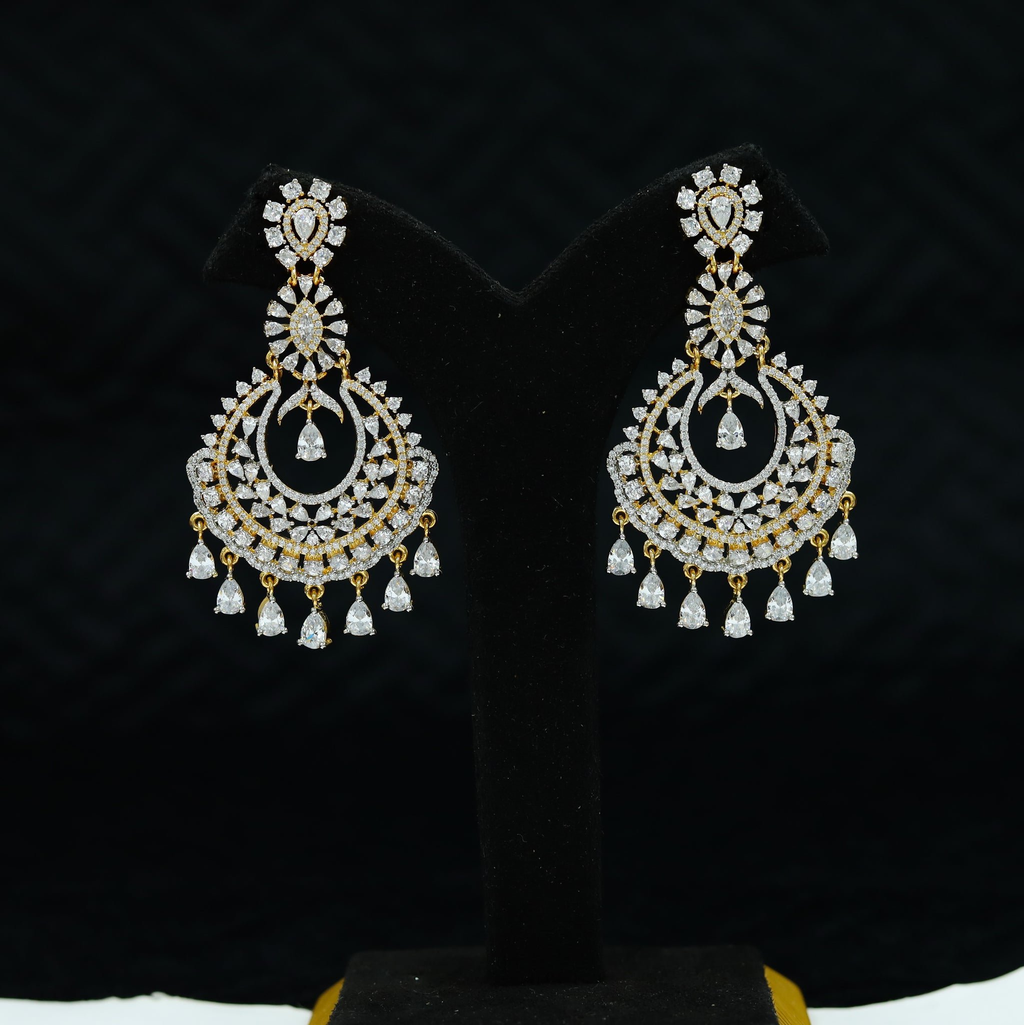 Danglers Zircon/AD Earring 11963-69