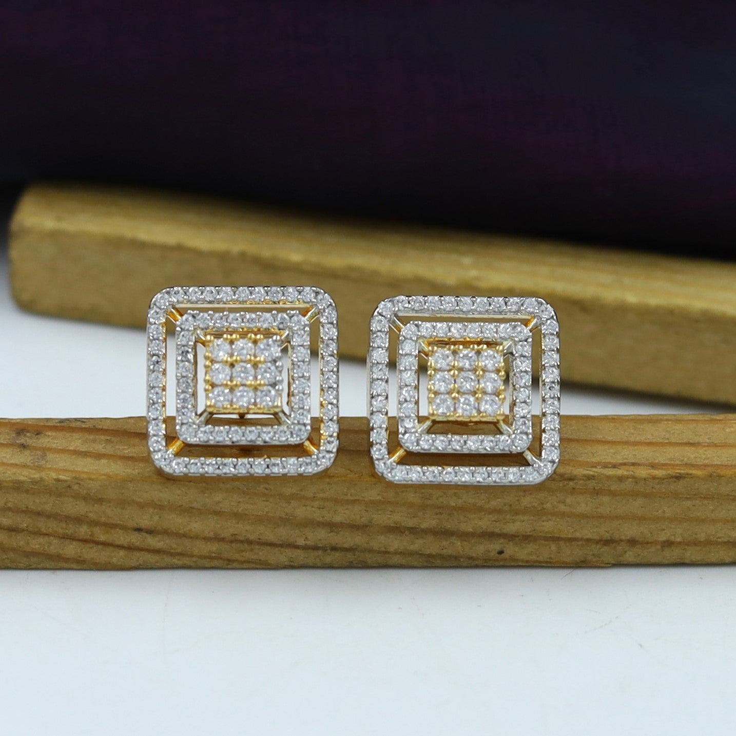Tops/Studs Zircon/AD Earring 16885-08