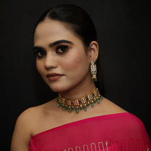 Green Kundan Necklace Set 8803-2862 - Dazzles Jewellery