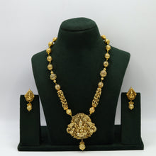 Gold Temple Pendant Set 3436-7501