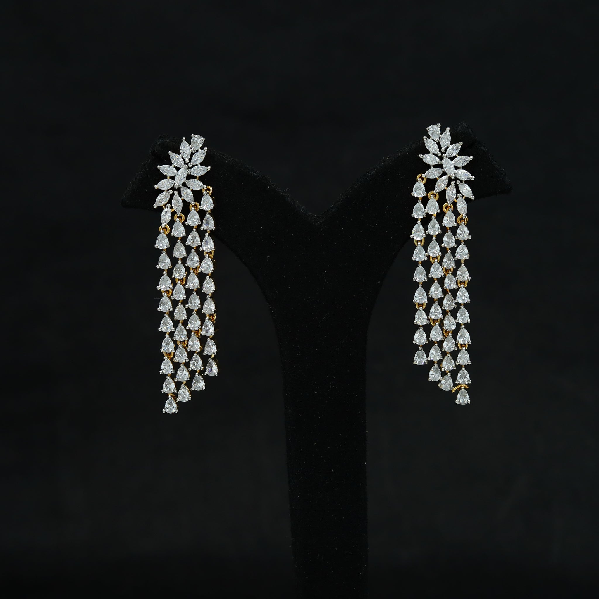 Danglers Zircon/AD Earring 11944-69