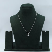 Solitaire Pendant Set Zircon/AD 8659-08