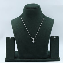 Solitaire Pendant Set Zircon/AD 8659-08