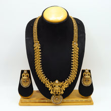 Gold  Look Long Necklace Set 10744-6442