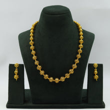 Gold Pearl Necklace Set 16686-3833