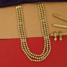 White Pearl Necklace Set 16384-21