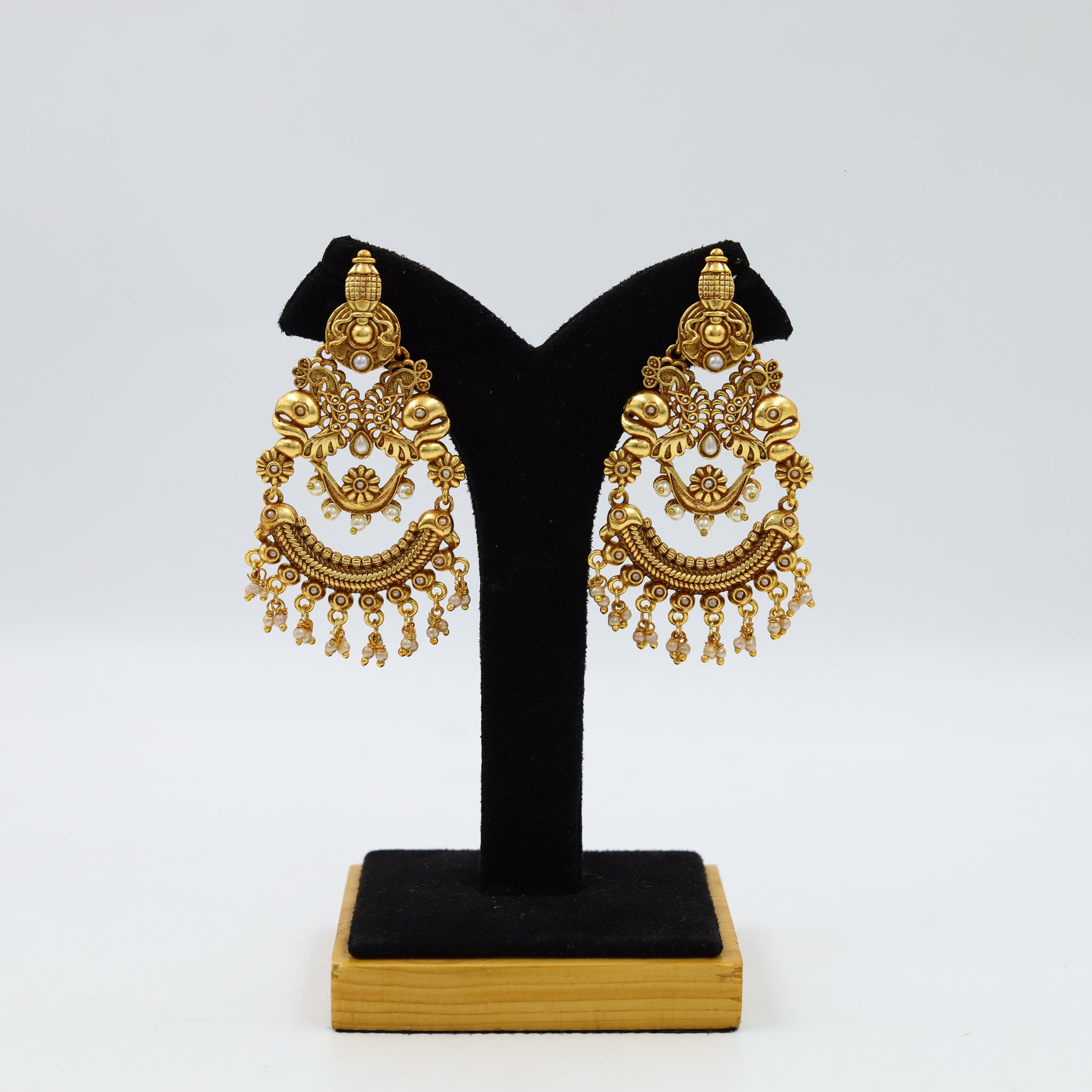 Danglers Gold Look Earring 4480-82