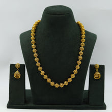 Gold Pearl Necklace Set 7877-1619