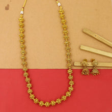 Gold Pearl Necklace Set 7877-1619