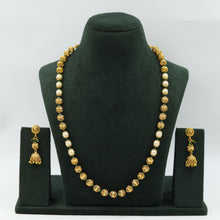 Gold Plated Beads Mala Set 16338-21