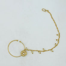 Kundan Nath with Pearl Chain