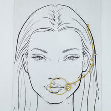 Kundan Nath with Pearl Chain