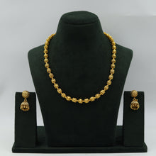 Gold Pearl Necklace Set 3867-36135