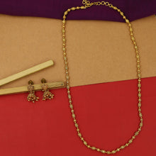Long Neck Pearl Necklace Set 12898-31