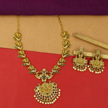 Round Neck Temple Necklace Set 15056-33