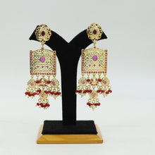 Long Neck Jadau Necklace Set 15982-65