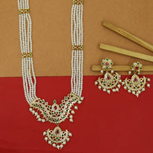 Long Neck Jadau Necklace Set 5992-65