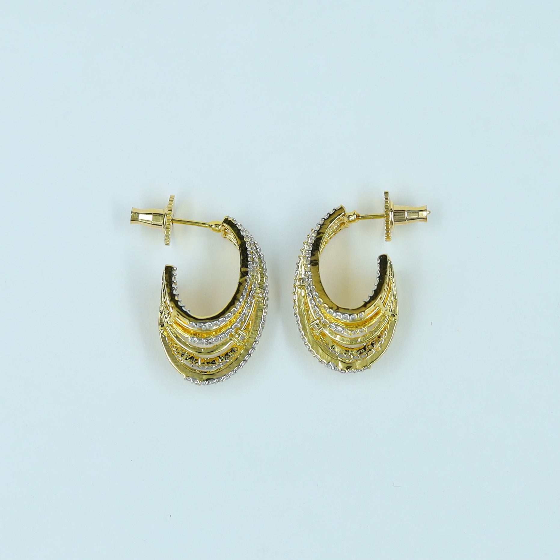 Bali Zircon/AD Earring 11924-69