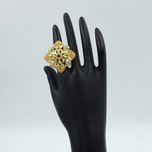 Pink Kundan Cocktail Adjustable Ring 1169-5234