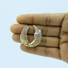 Bali Zircon/AD Earring 11957-69