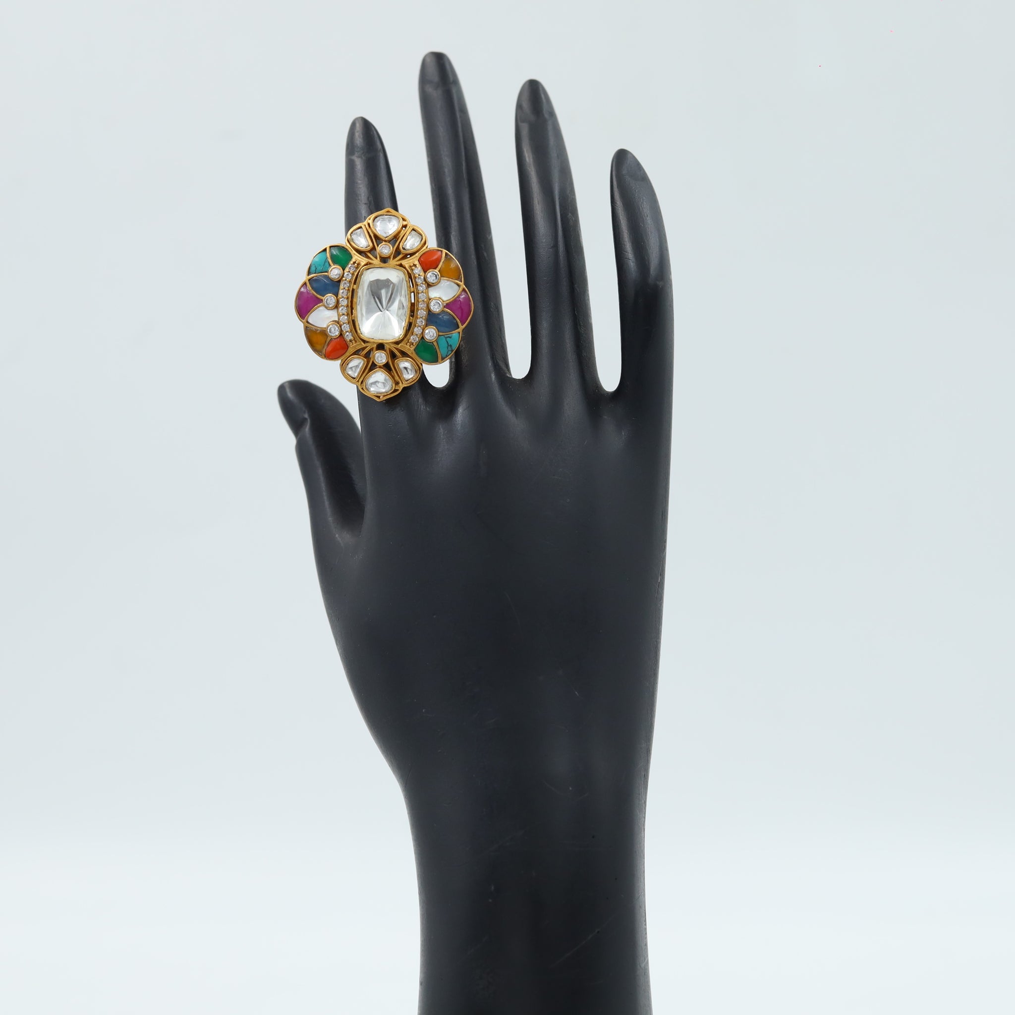 Sabyasachi InspiredKundan Ring 12834-68