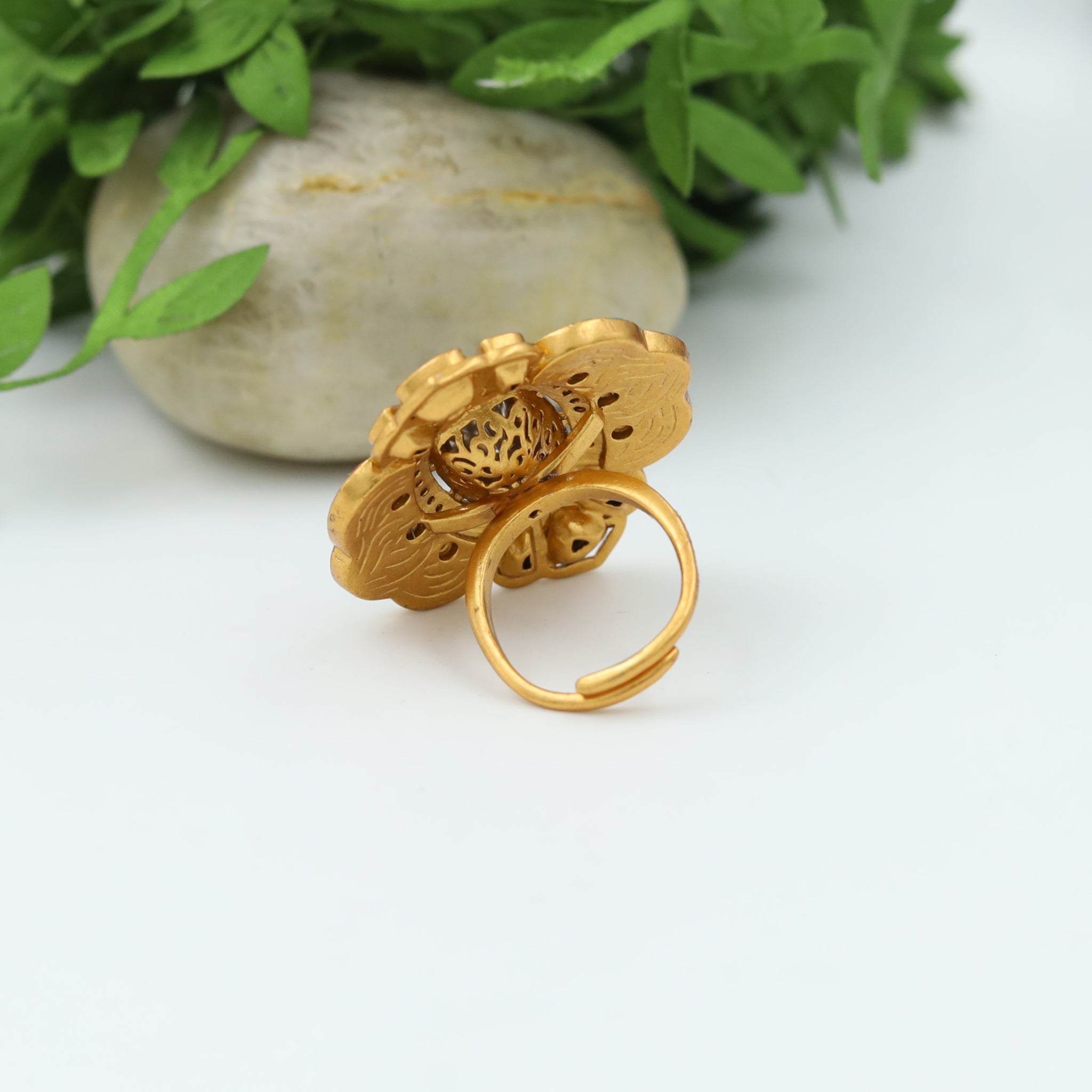 Sabyasachi InspiredKundan Ring 12834-68