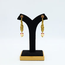 Ruby Gold Look Earring 13603-0674