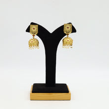 Ruby Gold Look Earring 7415-0870