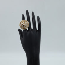Designer Kundan Adjustable Cocktail Ring 16204-3351