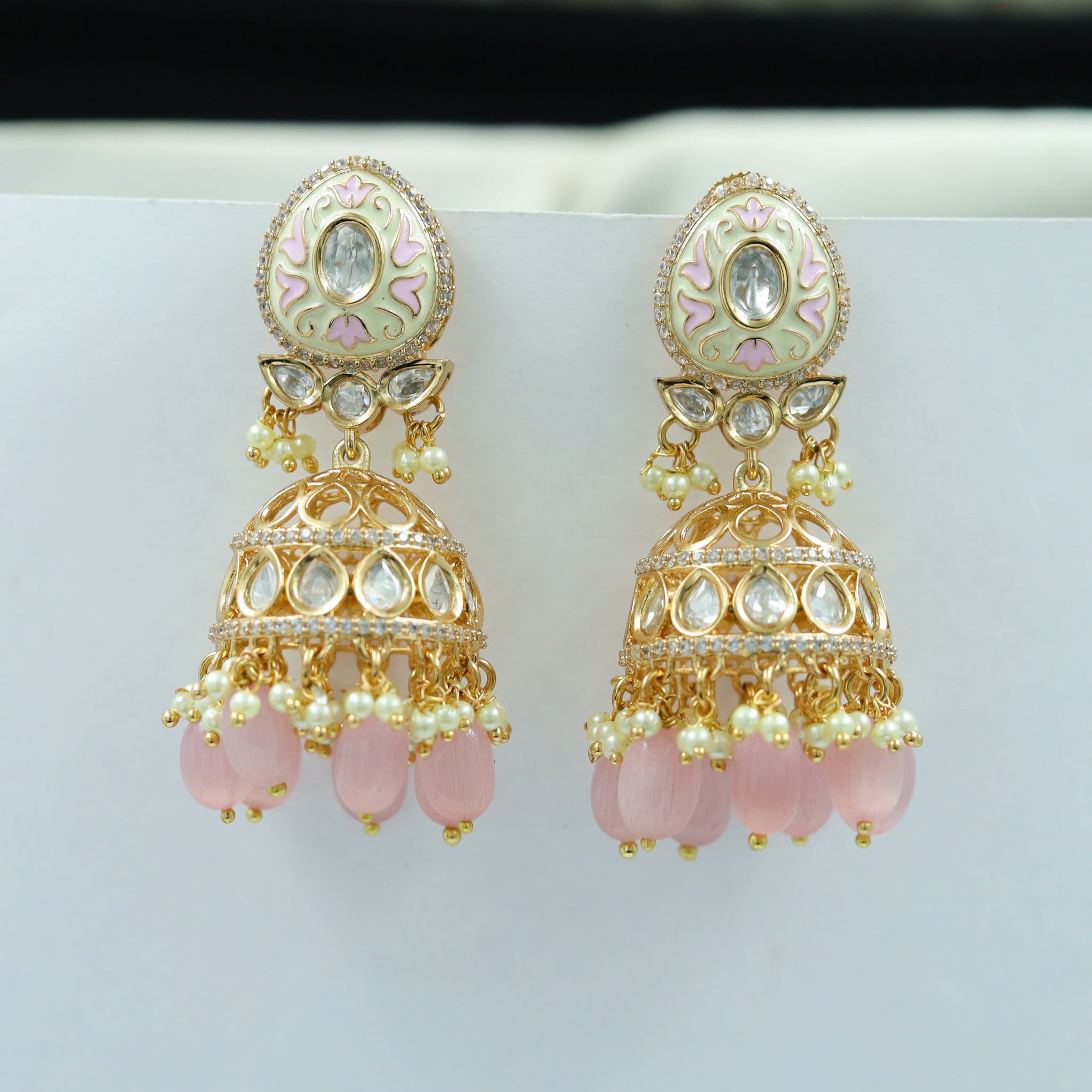 Jhumki Kundan Earring 12320-28