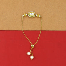 Kundan Adjustable Bracelet 13596-100